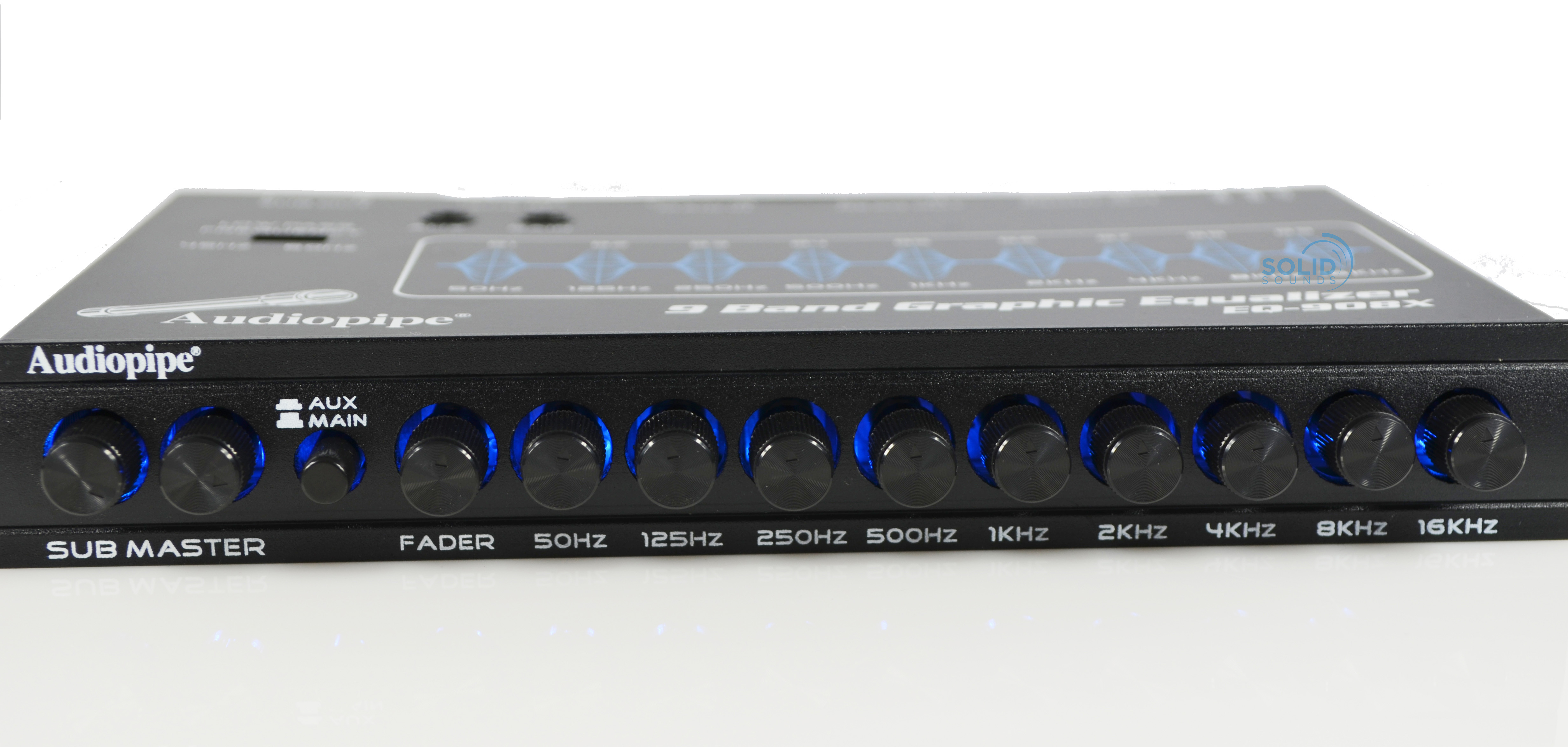 AUDIOPIPE 9BAND INDASH GRAPHIC EQUALIZER CAR STEREO EQ908X AUDIO PRE